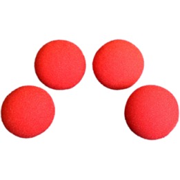 2 3/4 inch Pro Sponge Ball (Red) Pack of 4 from Magic by Gosh