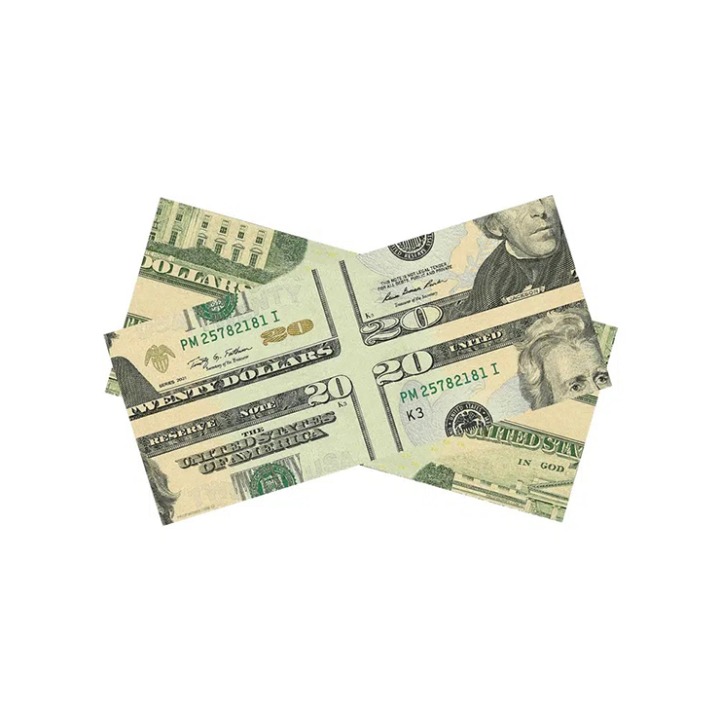MAGIC MISMADE BILL (USD 20 Dollar Bill) by Diamond Jim Tyler