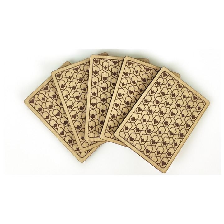 Wooden ESP Cards by Joker Magic