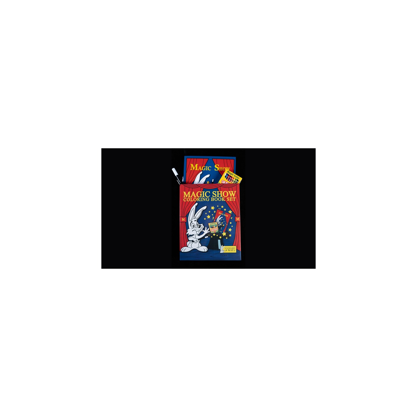 MAGIC SHOW Coloring Book DELUXE SET (4 way) by Murphy's Magic
