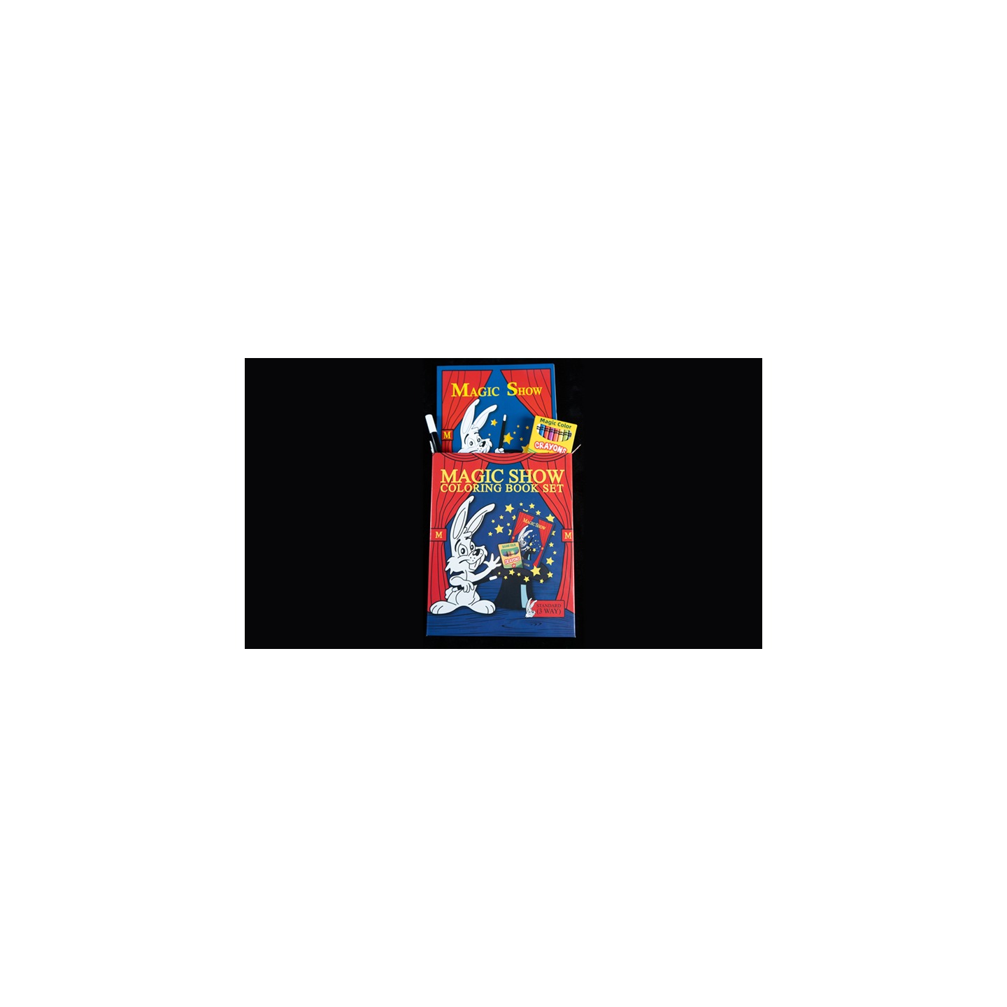 MAGIC SHOW Coloring Book STANDARD SET (3 way) by Murphy's Magic