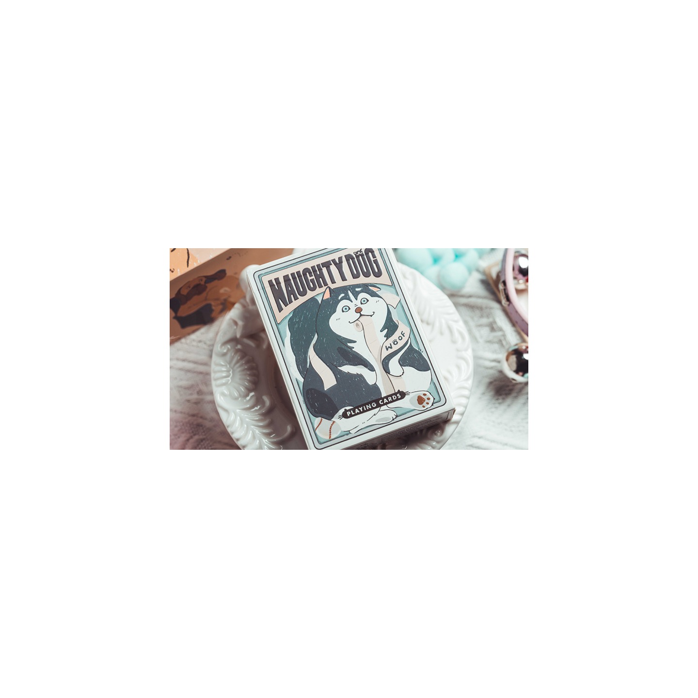 Naughty Dog Playing Cards by 808 Magic and Bacon Playing Card