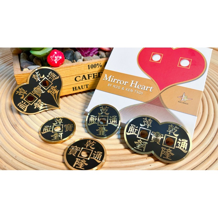 Mirror Heart Black by N2G & Ken Tsoi (Gimmicks and online instructions)