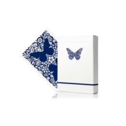 Butterfly Worker Marked V2 Playing Cards (Blue) by Ondrej Psenicka