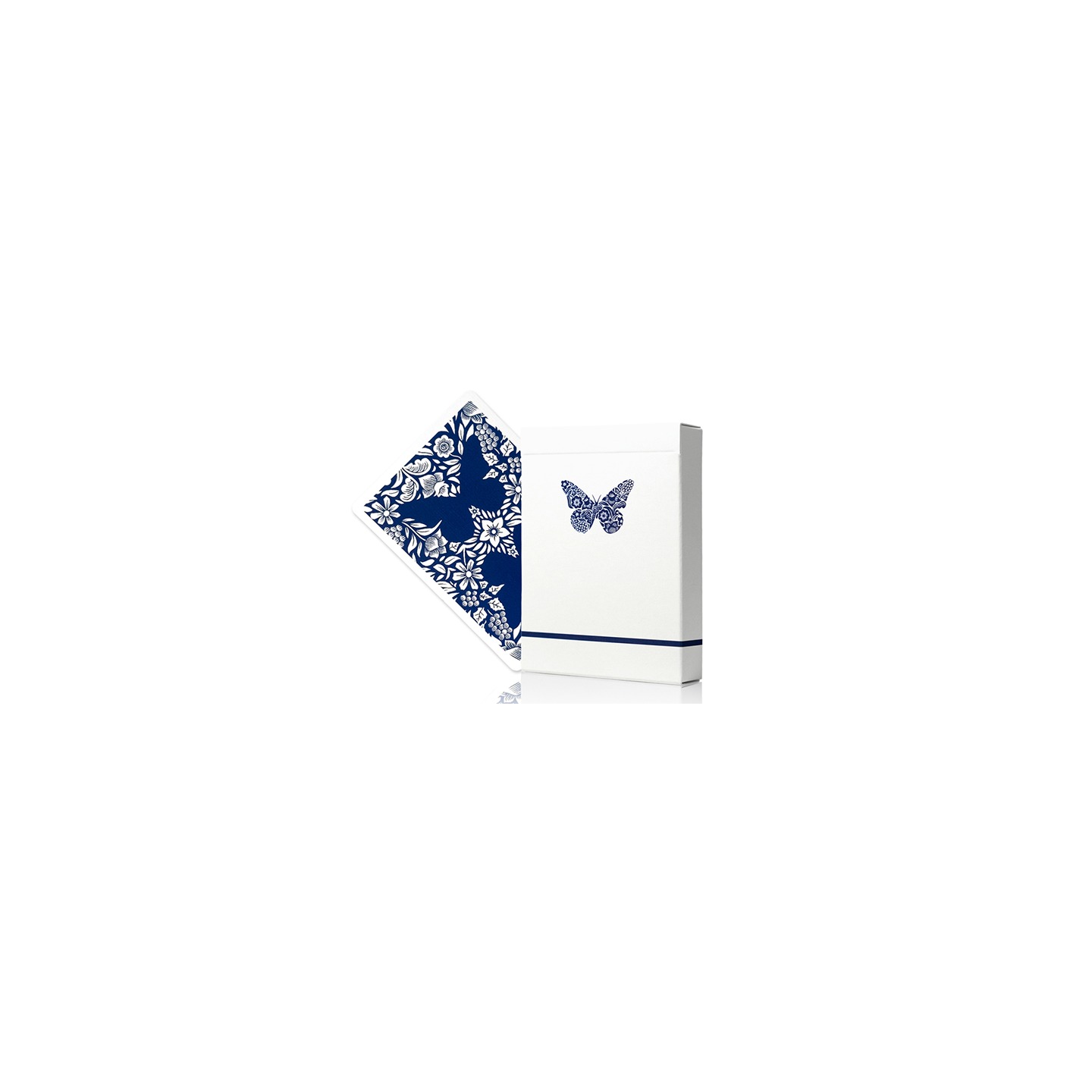 Butterfly Worker Marked V2 Playing Cards (Blue) by Ondrej Psenicka