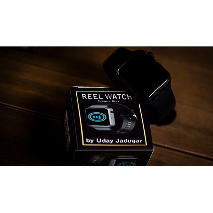 REEL WATCH Titanium Black with black band smart watch (KEVLAR) by Uday Jadugar