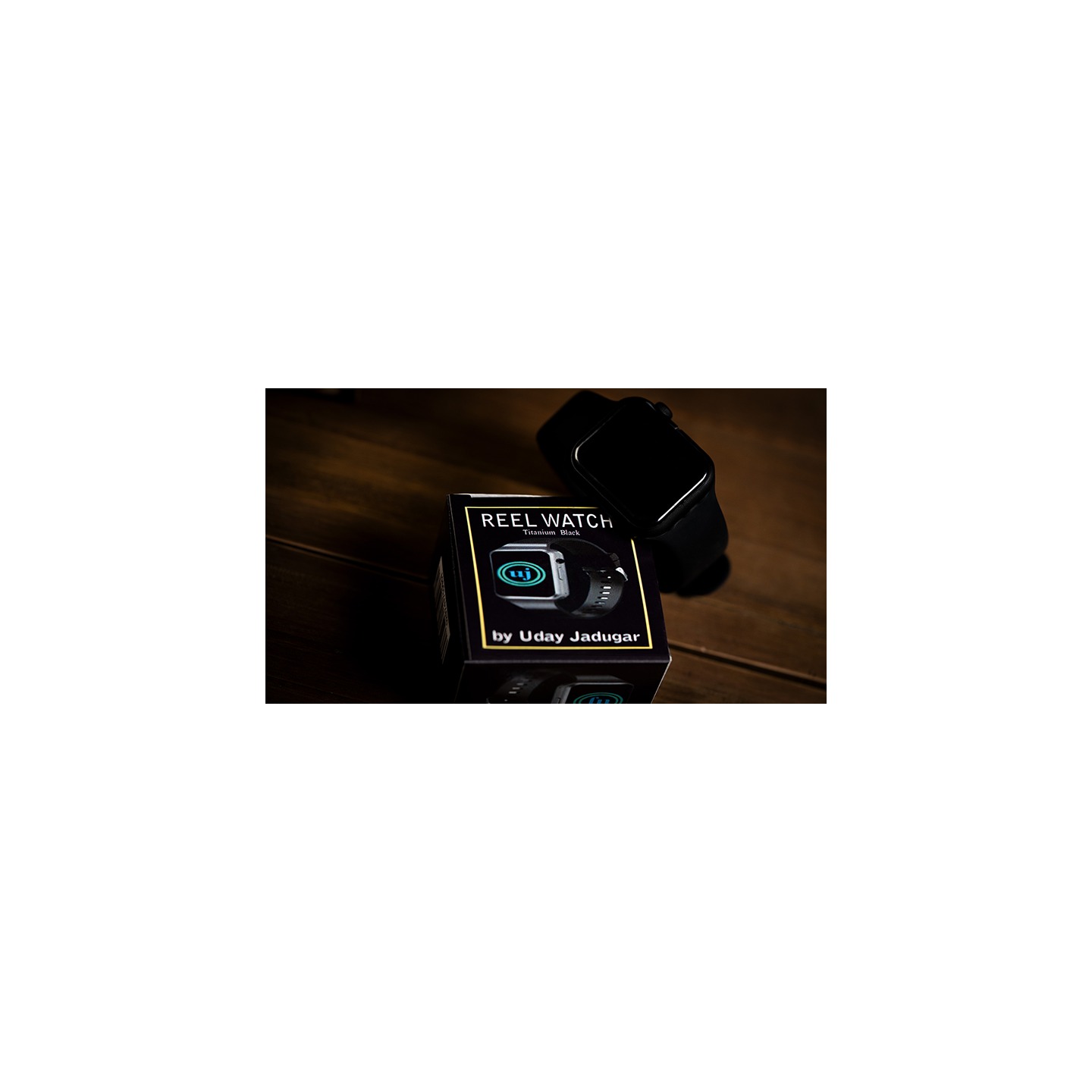 REEL WATCH Titanium Black with black band smart watch (KEVLAR) by Uday Jadugar