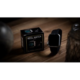 REEL WATCH - Stainless with black band smart watch (KEVLAR) by Uday Jadugar