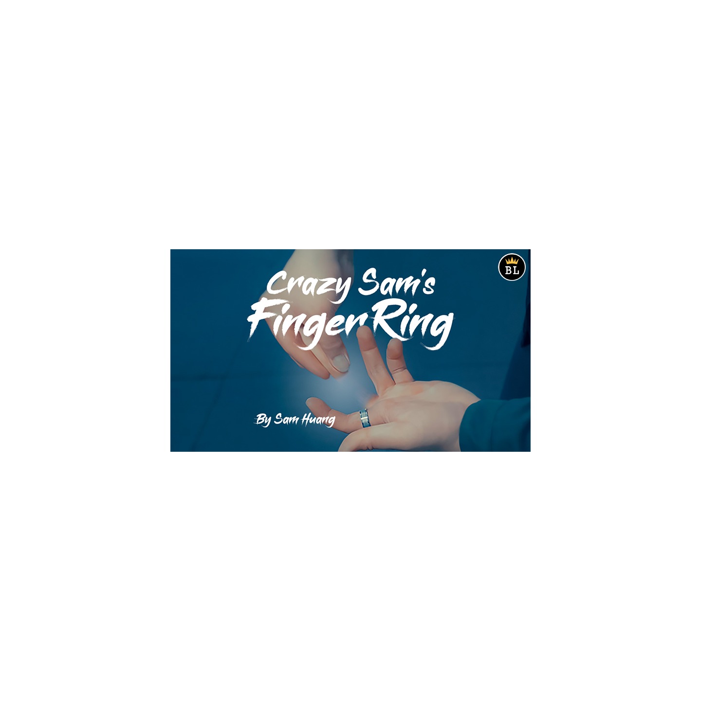 Hanson Chien Presents Crazy Sam's Finger Ring BLACK / SMALL (Gimmick and Online Instructions) by Sam Huang
