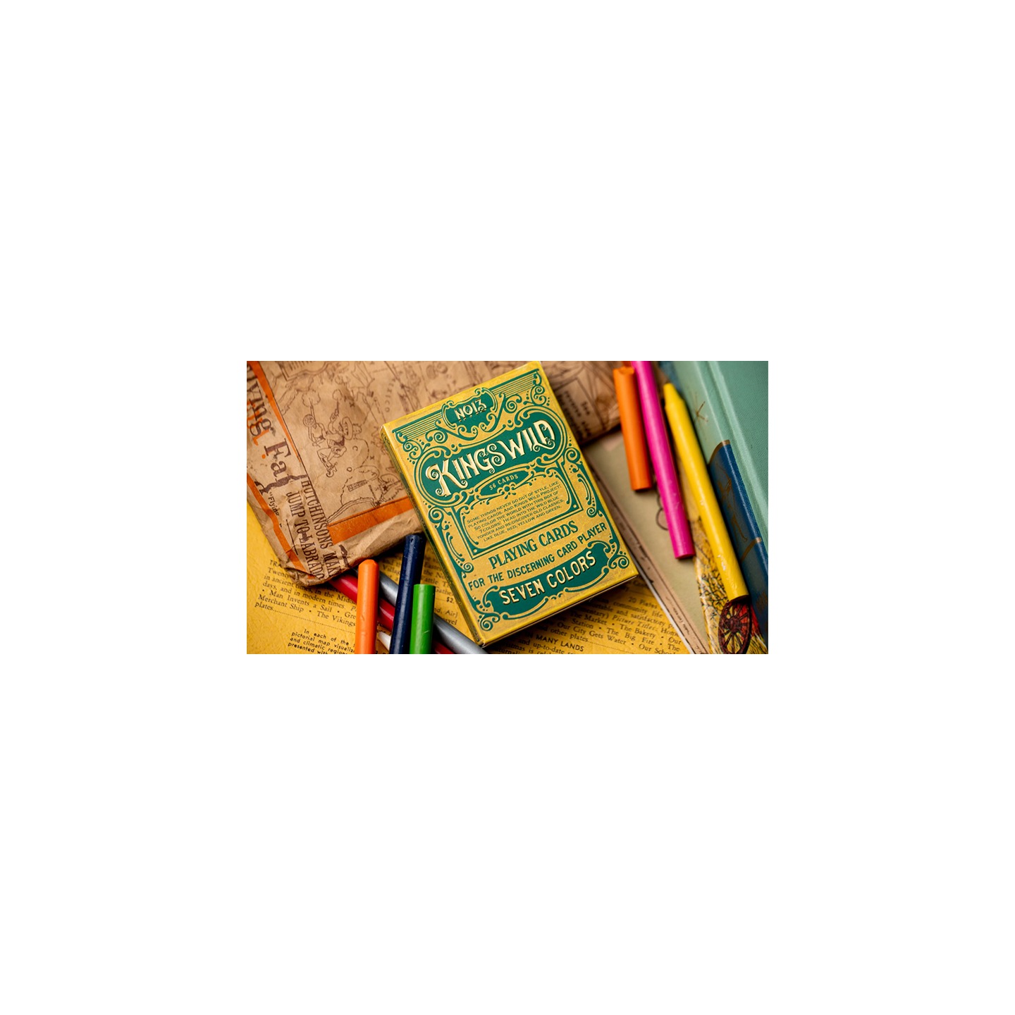 Crayon Playing Cards by Kings Wild Project