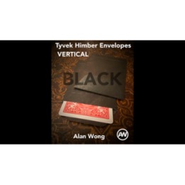 Tyvek VERTICAL Himber Envelopes BLACK (12 pk.) by Alan Wong