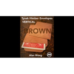 Tyvek VERTICAL Himber Envelopes BROWN (12 pk.) by Alan Wong