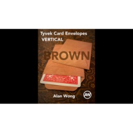 Tyvek VERTICAL Envelopes BROWN (10 pk.) by Alan Wong