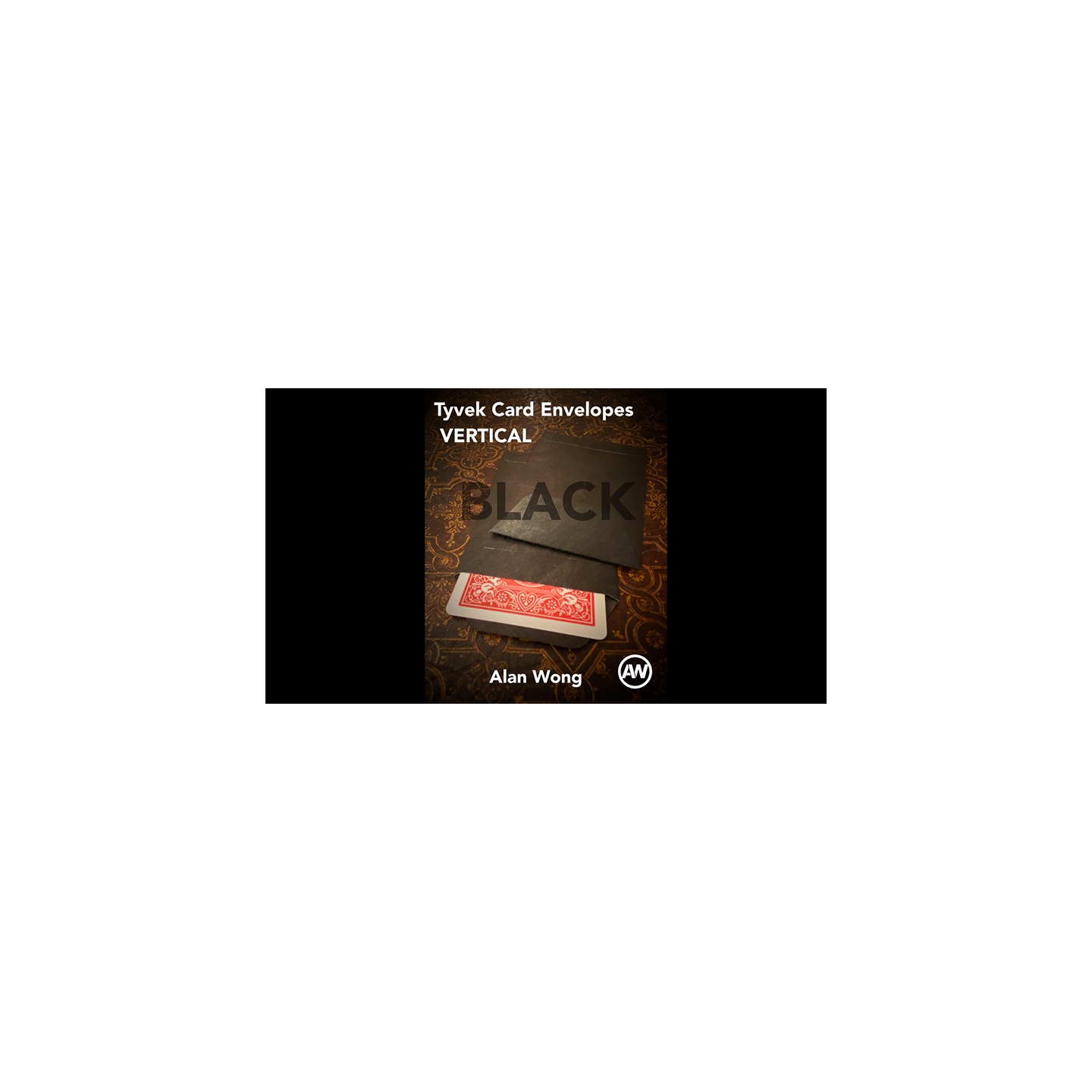 Tyvek VERTICAL Envelopes BLACK (10 pk.) by Alan Wong
