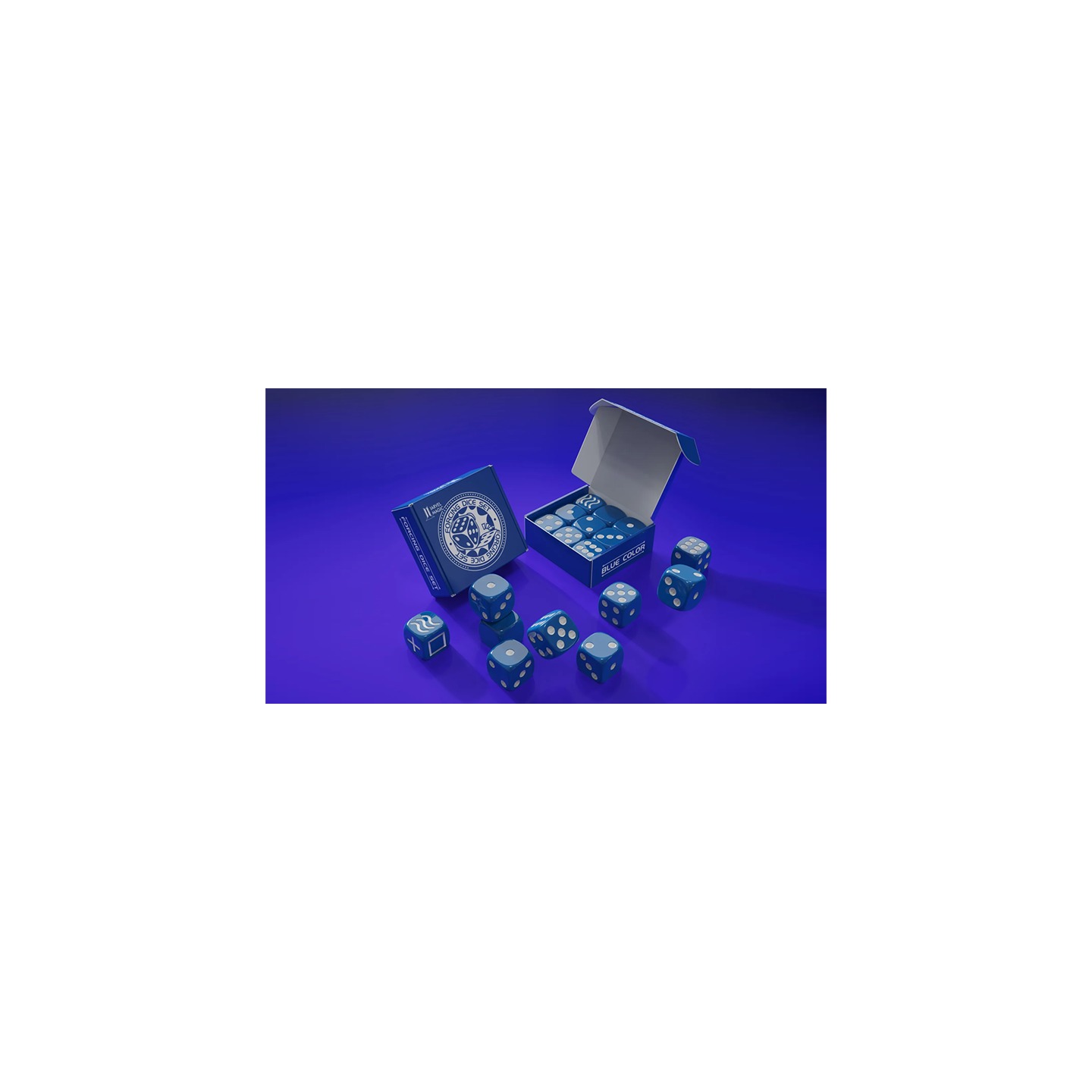 Forcing Dice Set by IARVEL Magic (Blue)