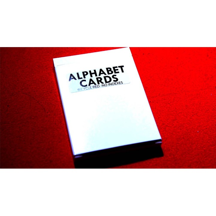 Alphabet Playing Cards Bicycle No Index by PrintByMagic