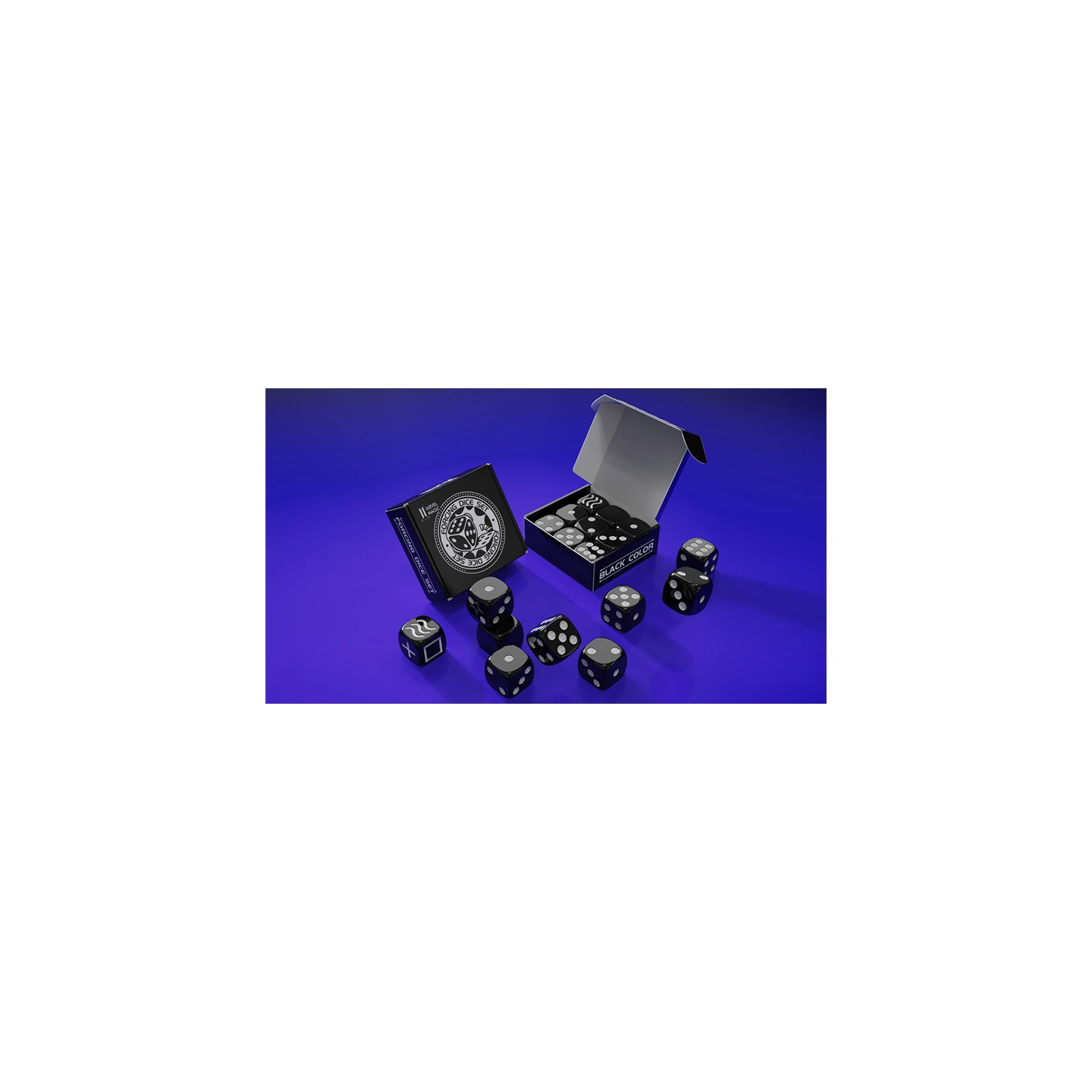 Forcing Dice Set by IARVEL Magic (Black)
