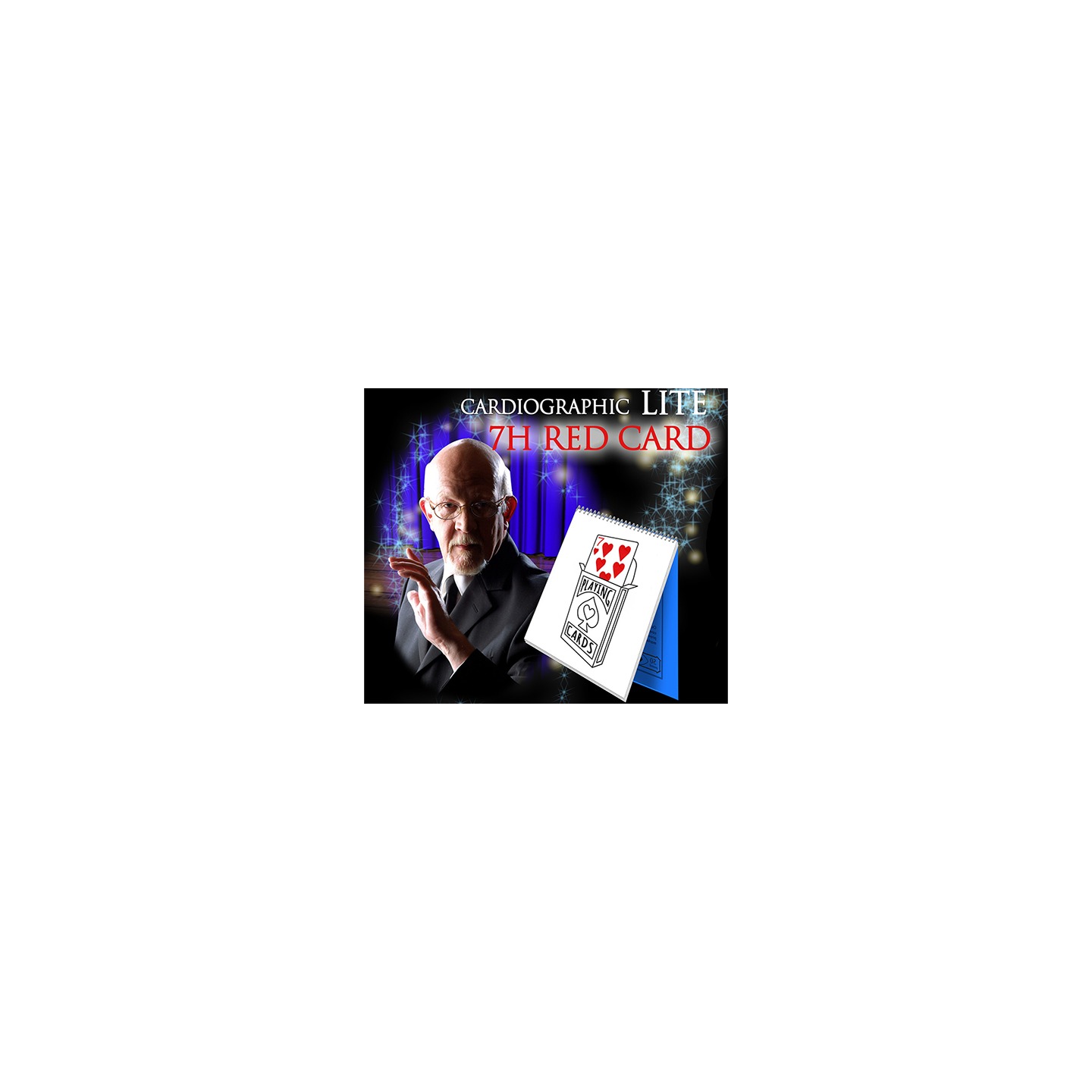 Cardiographic LITE RED CARD by Martin Lewis