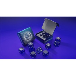 Forcing Dice Set by IARVEL Magic (Transparent Blue)