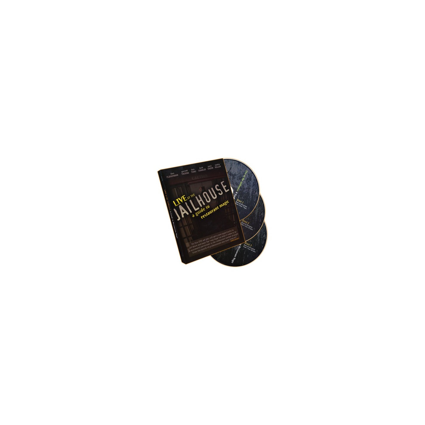 Live At the Jailhouse - A Guide to Restaurant Magic (3 DVD Set) -DVD
