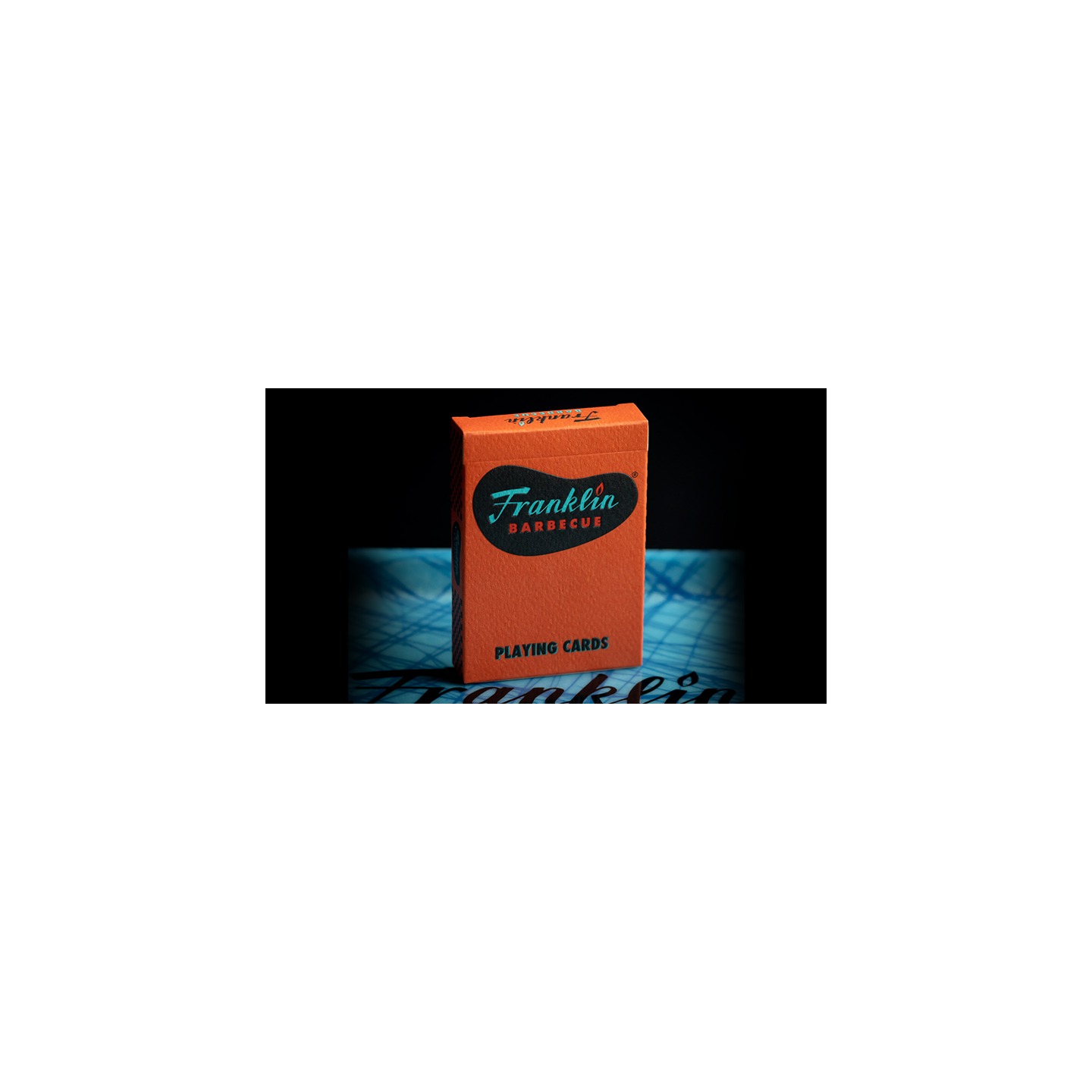 FRANKLIN BBQ CLASSIC ORANGE PLAYING CARDS