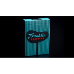 FRANKLIN BBQ RETRO BLACK PLAYING CARDS