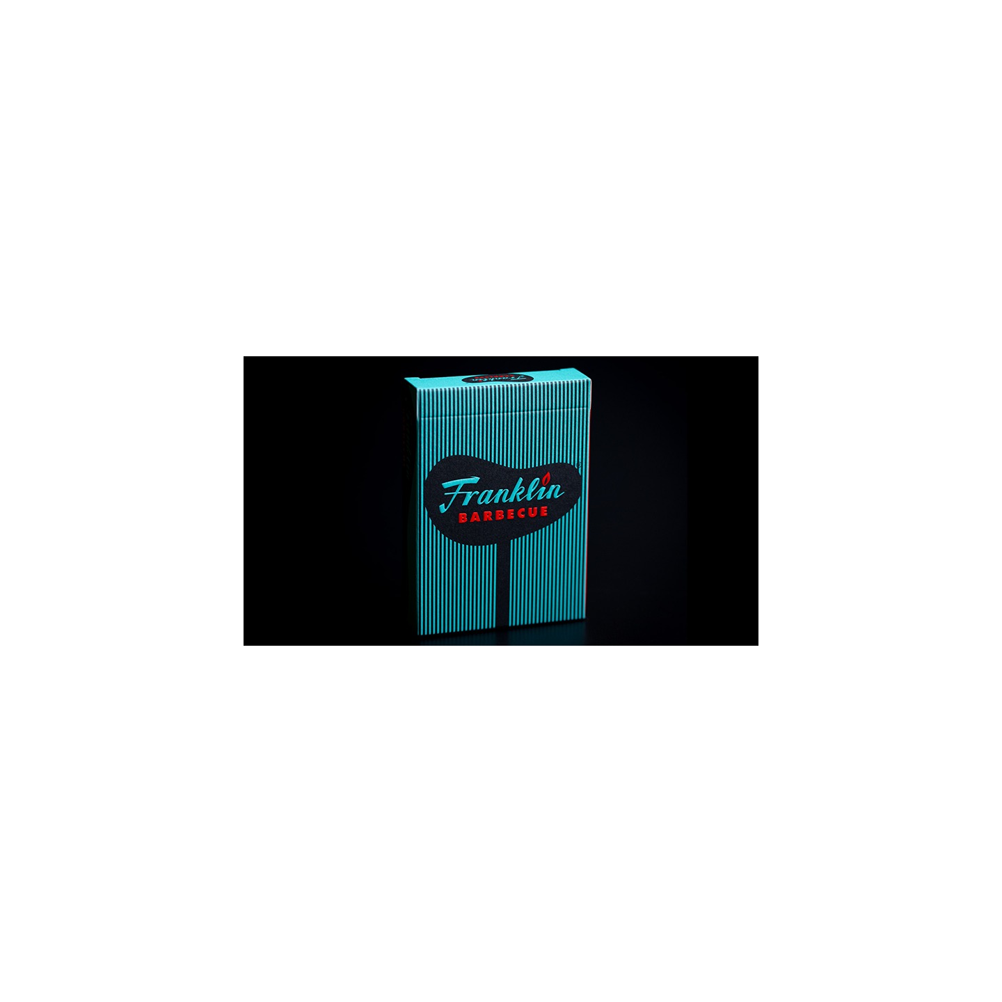 FRANKLIN BBQ RETRO BLACK PLAYING CARDS