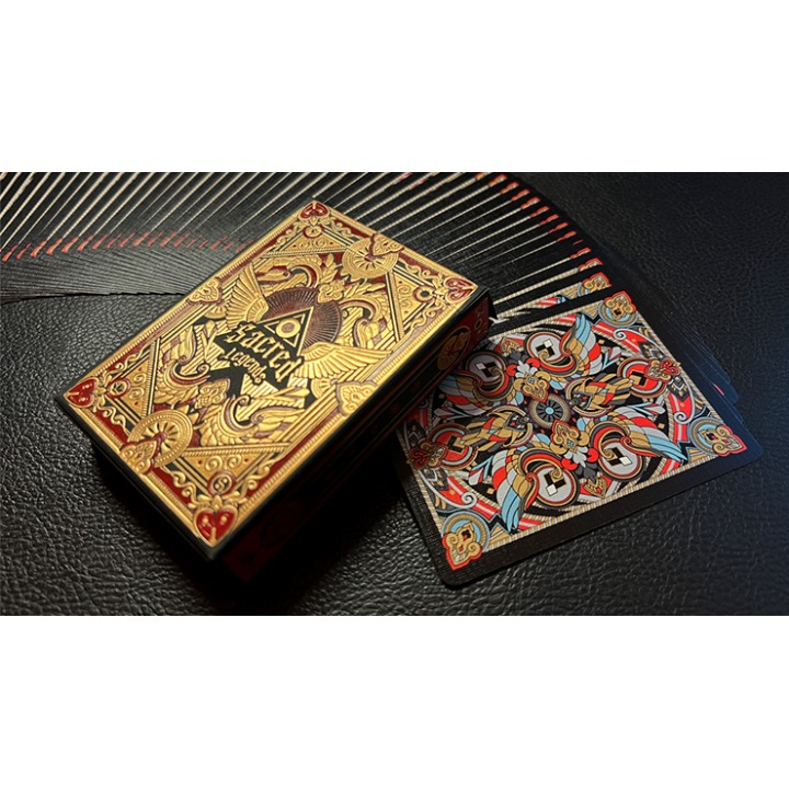 Sacred Legends Black Edition Playing Cards by HypieLab