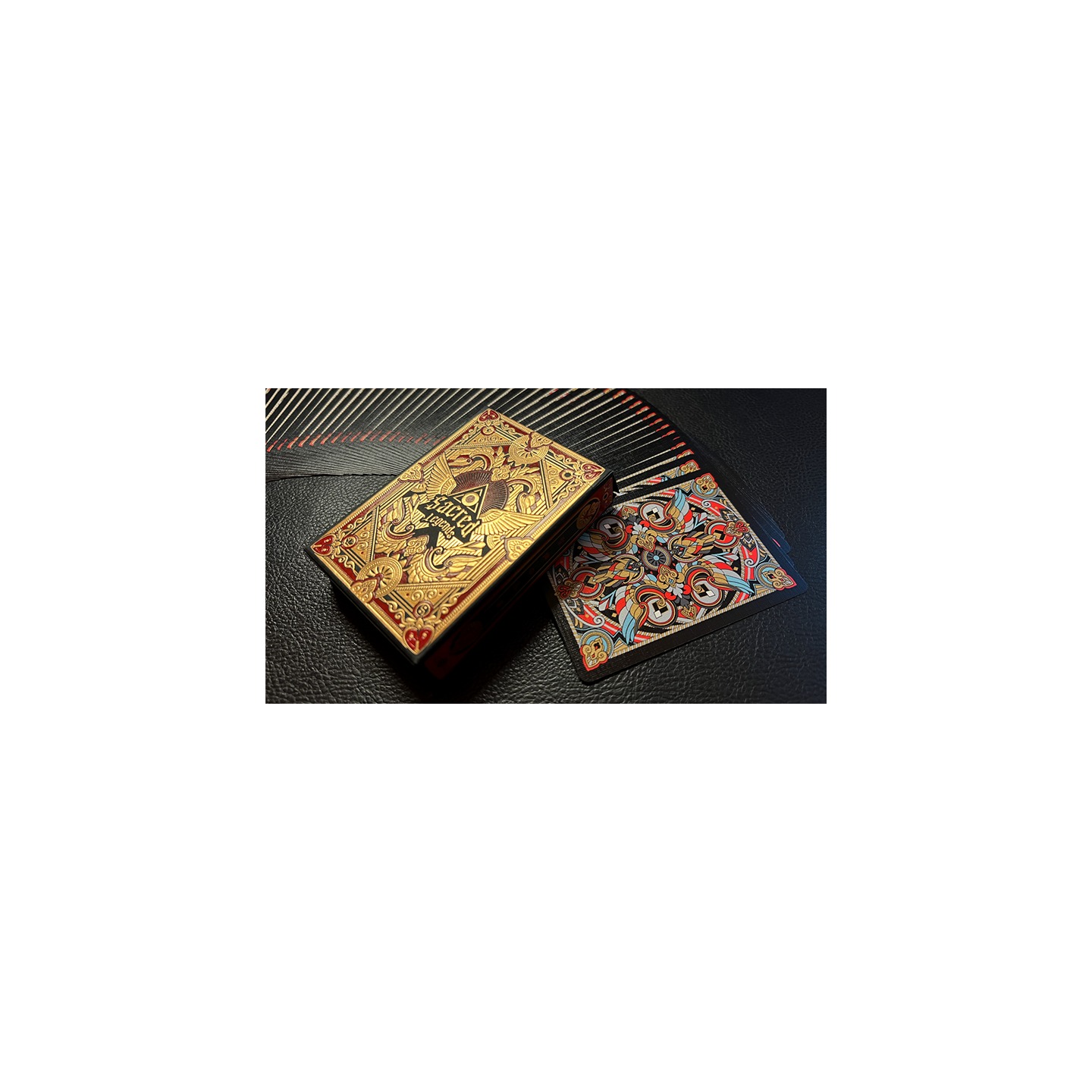 Sacred Legends Black Edition Playing Cards by HypieLab