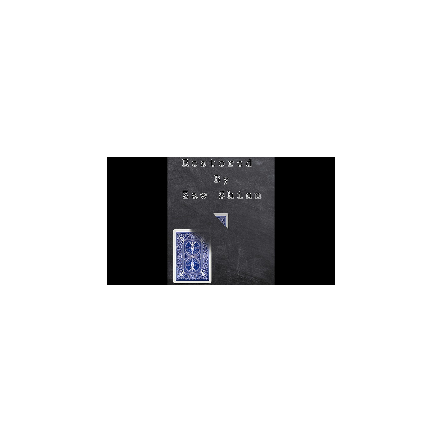 Restored by Zaw Shinn video DOWNLOAD
