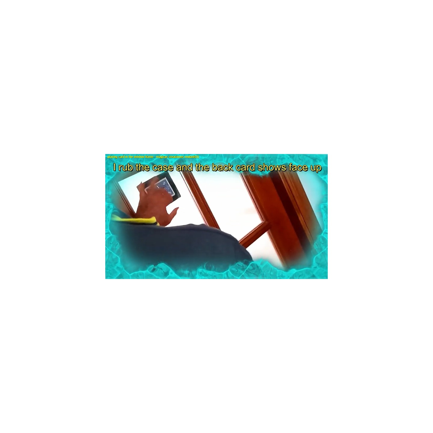Playing Card in the Window Frame by Salvador Molano video DOWNLOAD