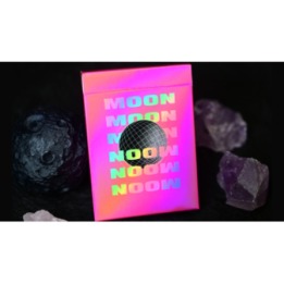 Moon (Pink Holo) Playing Cards