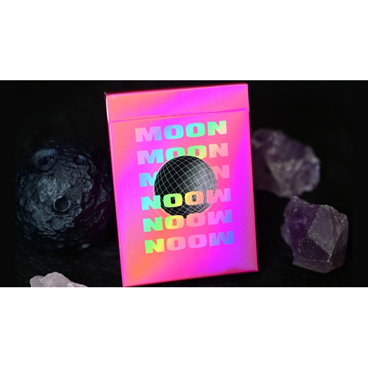 Moon (Pink Holo) Playing Cards