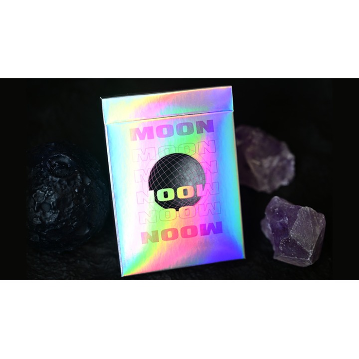 Moon (White Holo) Playing Cards