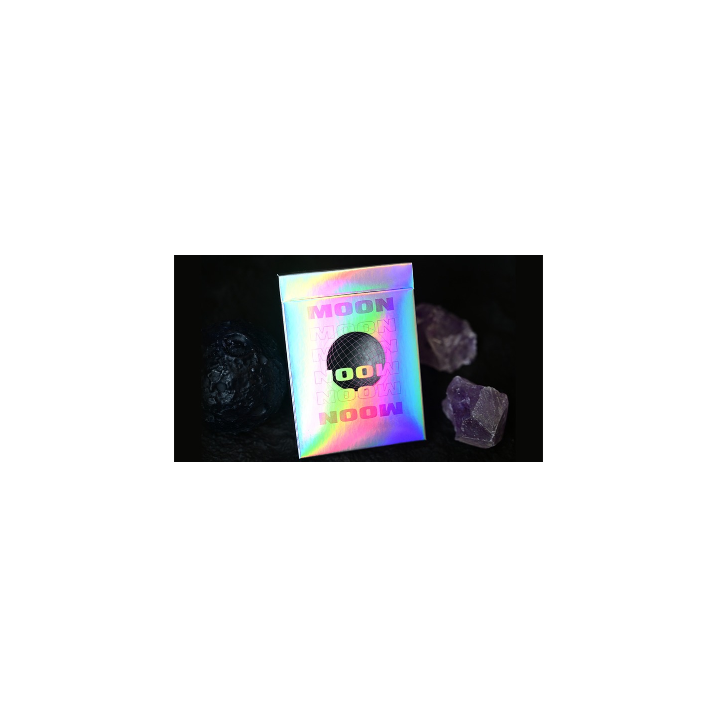 Moon (White Holo) Playing Cards