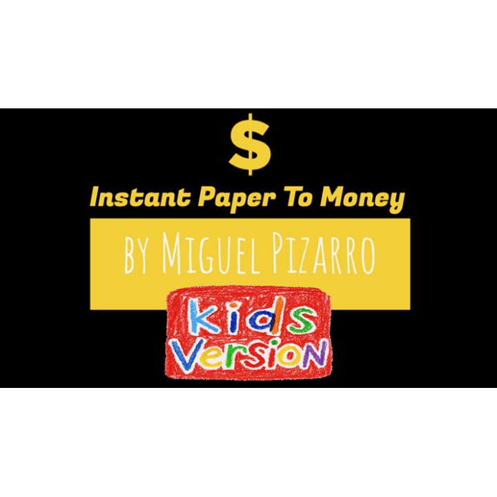 Instant Paper to Money Kid Version (British Pound) by Miguel Pizarro and Crazy Jokers