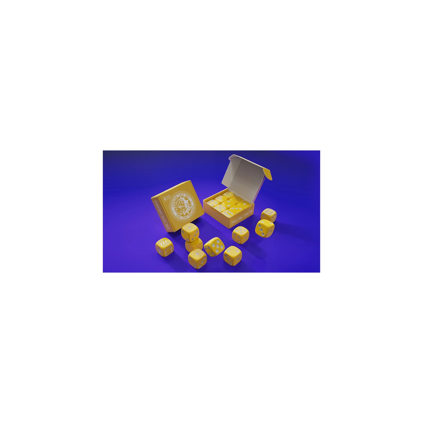 Forcing Dice Set by IARVEL Magic (Yellow)