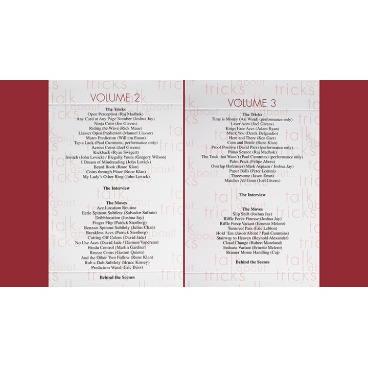 Talk About Tricks (Vol 1 thru 3) by Joshua Jay video DOWNLOAD
