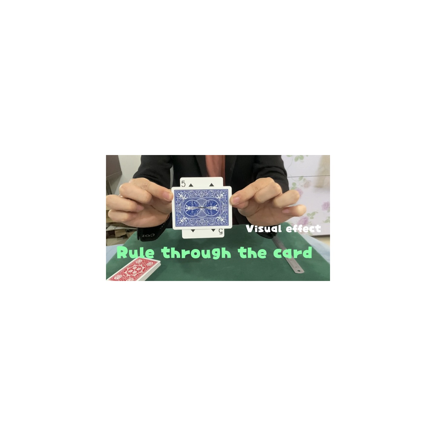 Ruler Through Card by Dingding video DOWNLOAD