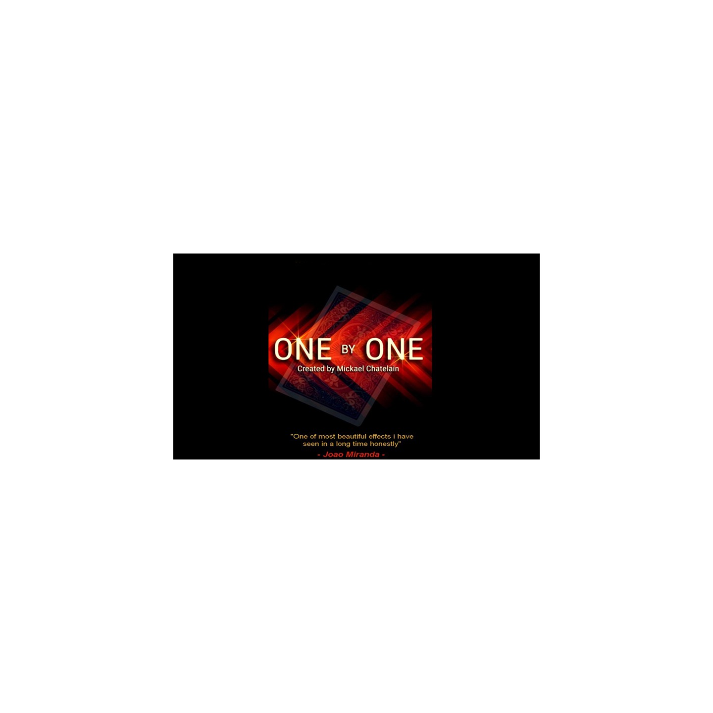 One by One (Red) by Mickaël Chatelain
