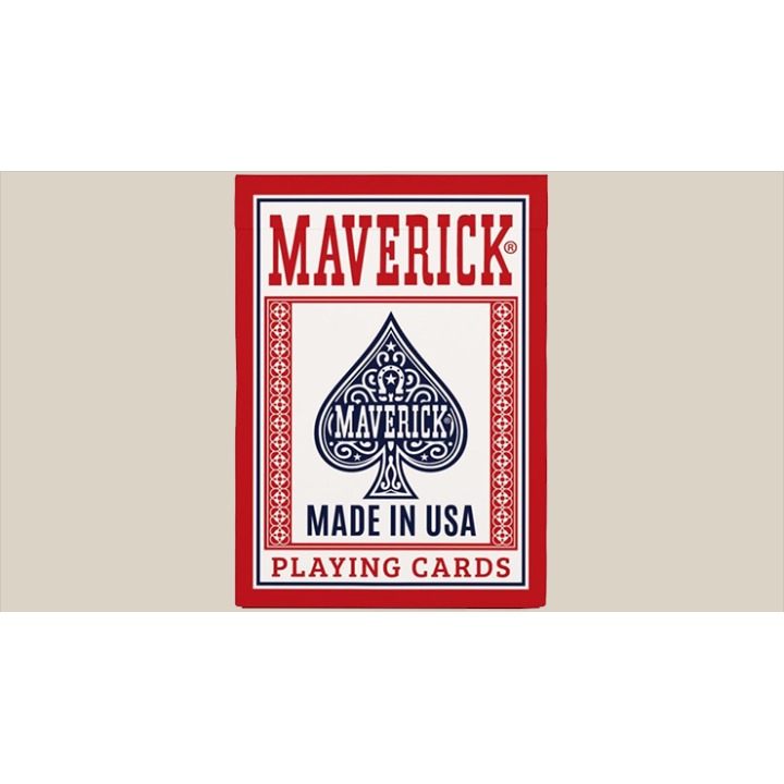 Maverick Made in the USA (Red) Playing Cards