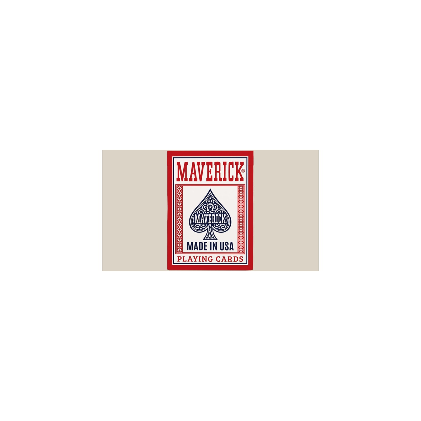 Maverick Made in the USA (Red) Playing Cards