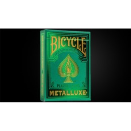 Bicycle Metalluxe Green Playing Cards by US Playing Card Co.