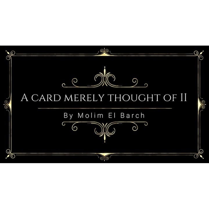 A Card Merely Thought Of II by Molim EL Barch video DOWNLOAD