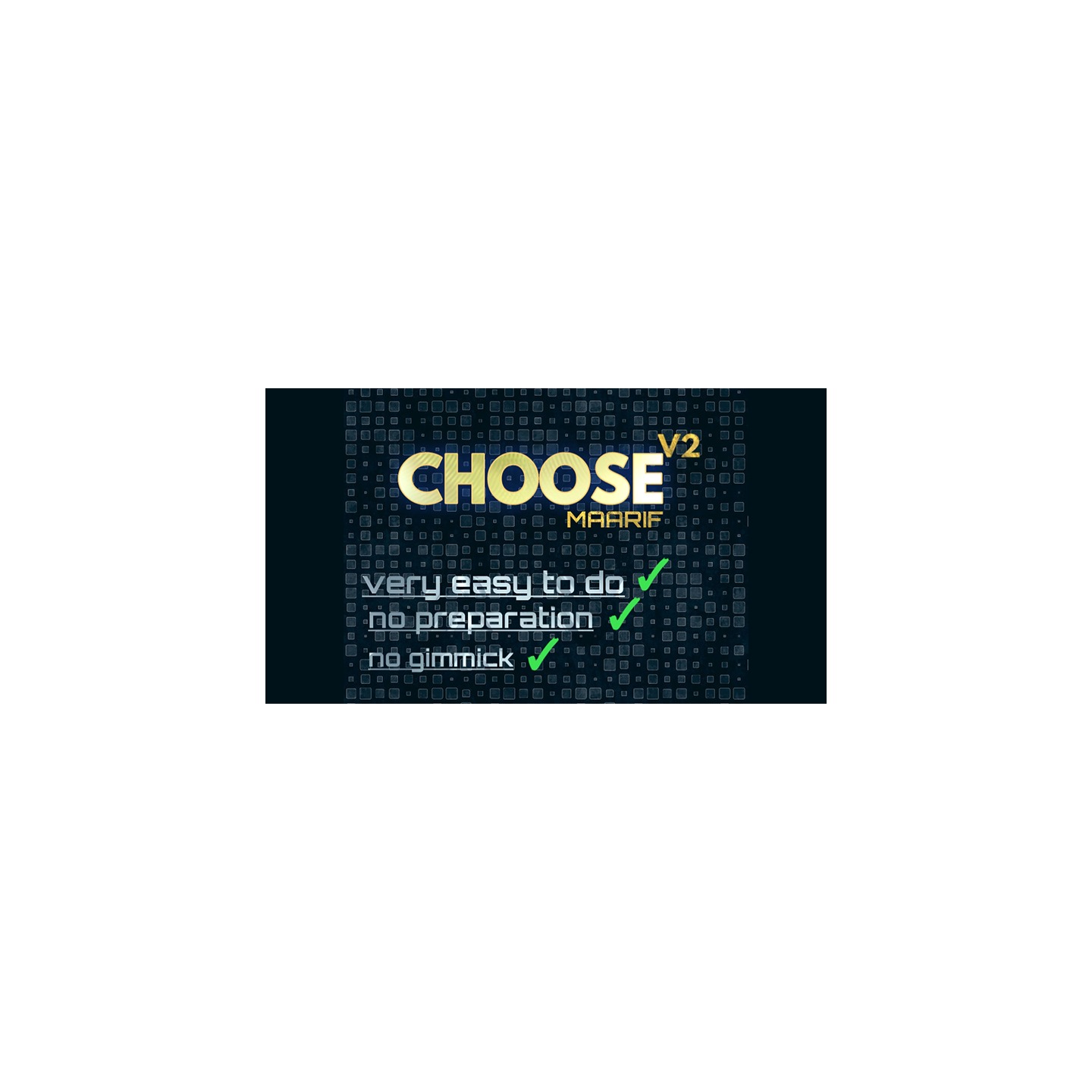 Choose V2 by Maarif video DOWNLOAD