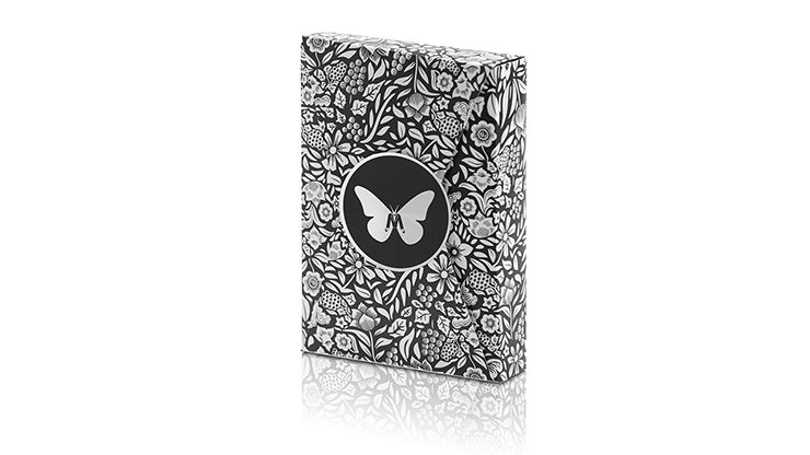 BUTTERFLY BLACK & SILVER MARKED