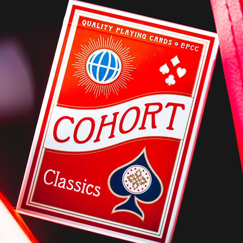 COHORT RED PLAYING CARDS