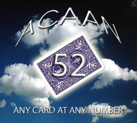 ACAAN 52 - ANY CARD AT ANY NUMBER + DVD