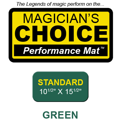 Standard Close-Up Mat (GREEN - 10.5x15.5) by Ronjo  - Trick