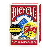 Bicycle Short Deck (Red) by US Playing Card Co. - Trick
